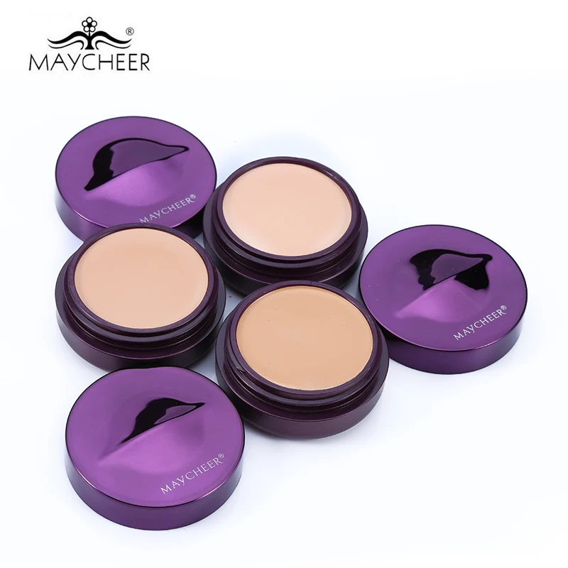MAYCHEER Макияж лица маскирующий тональный крем Полное покрытие увлажняющий контроль маслом водонепроницаемый контур макияж праймер для лица