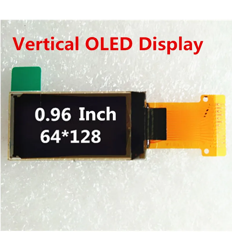 0 96 дюймов 64*128 вертикальный OLED дисплей 13PIN IIC oled экран|Детали и аксессуары для
