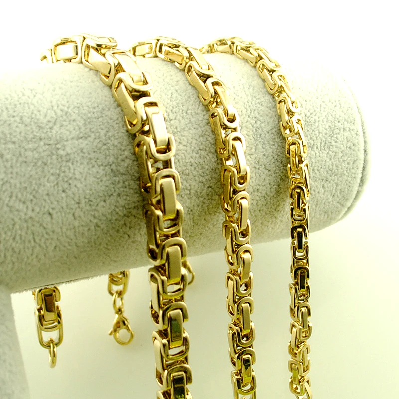 Женский и мужской браслет AMUMIU из нержавеющей стали золотого цвета KB186|cheap bracelet|cheap