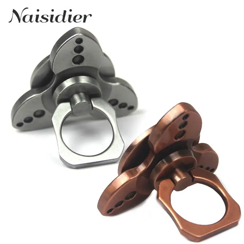 Треугольник Палец Непоседа Spinner Сплава Телефон Держатель Стенд Стент Опорное