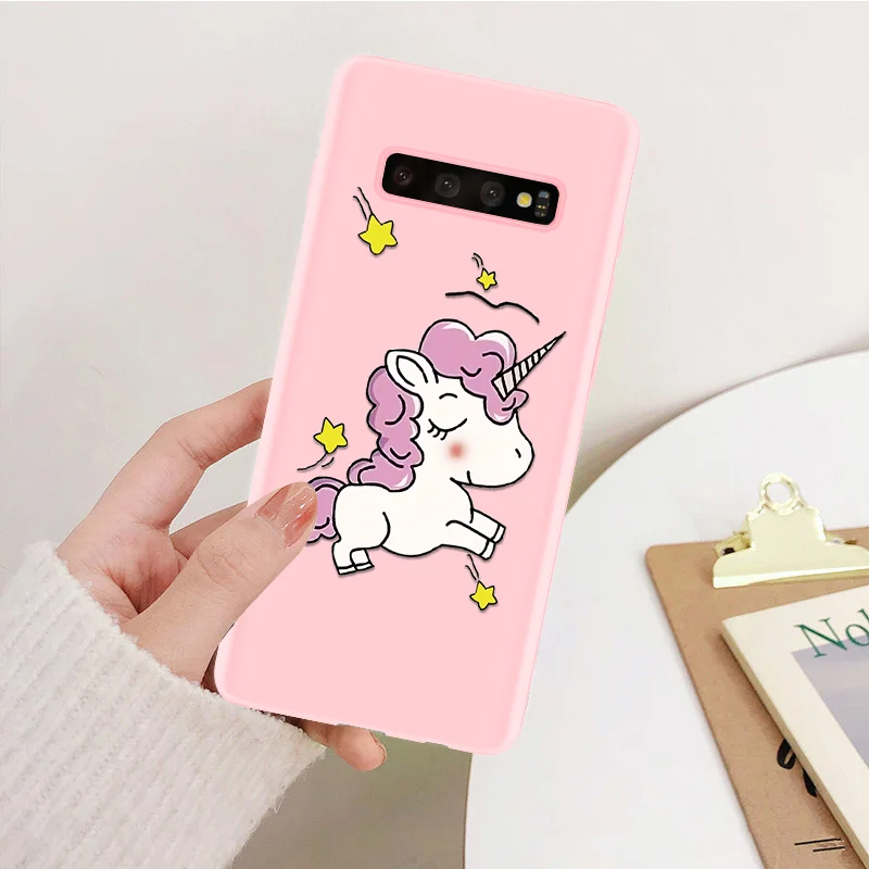 djq1pang Капа для samsung Galaxy A50 A60 A70 A40 A30 A20e A10 A5 A6 плюс A9 A8 A7 M10 M20 M30 примечание 9 8 5 S8 Прекрасный чехол с единорогом - Цвет: djq1pang