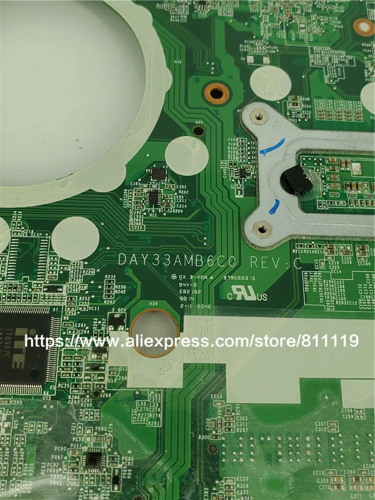 YOURUI DAY33AMB6C0 For HP ENVY 17-K 17T-K laptop mainboard with i7-4710HQ CPU 773128-501 motherboard 100% Tested | Компьютеры и офис