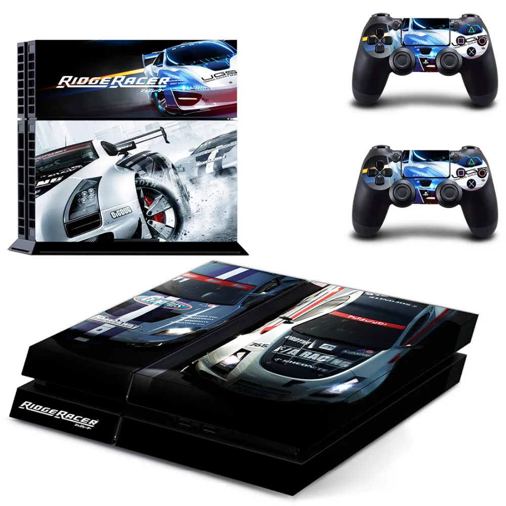 Ridge Racer автомобиль PS4 переводная картинка наклейка для Sony PlayStation 4 консоли и 2