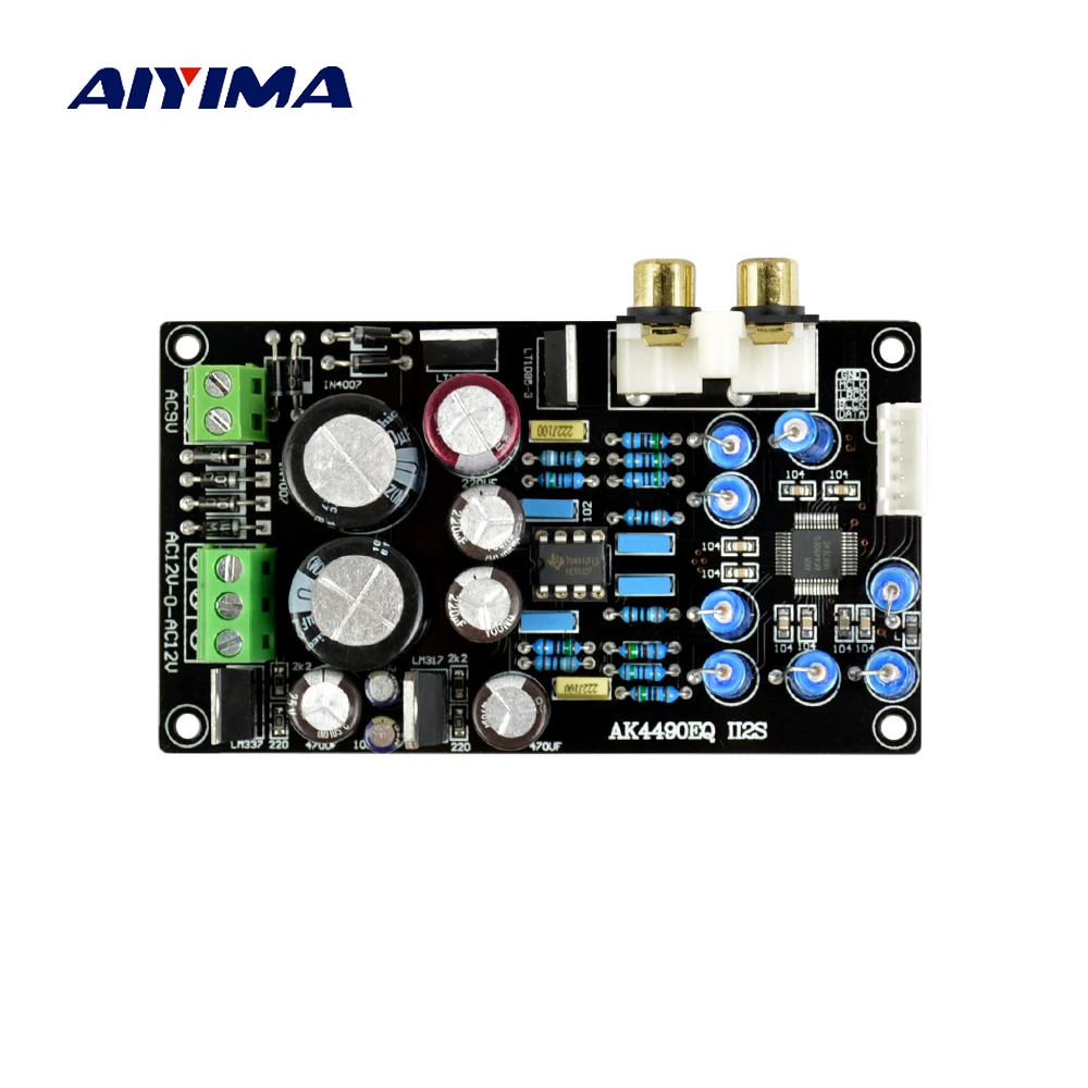 AIYIMA Собранный AK4490EQ AK4490 II2S DAC декодер совместим с 32BIT 768 K декодер|dac decoder|ak4490 ii2sdac