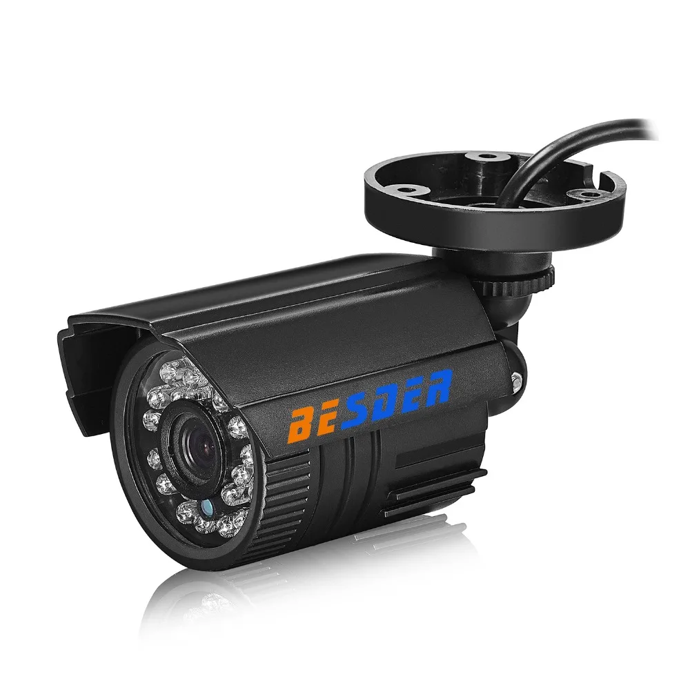 Besder 800 TVL/1000 аналоговая камера на 800 ТВЛ 24 шт. ИК светодиодный CCTV Наружная цилиндрическая уличная видео аналоговая камера с ИК фильтром