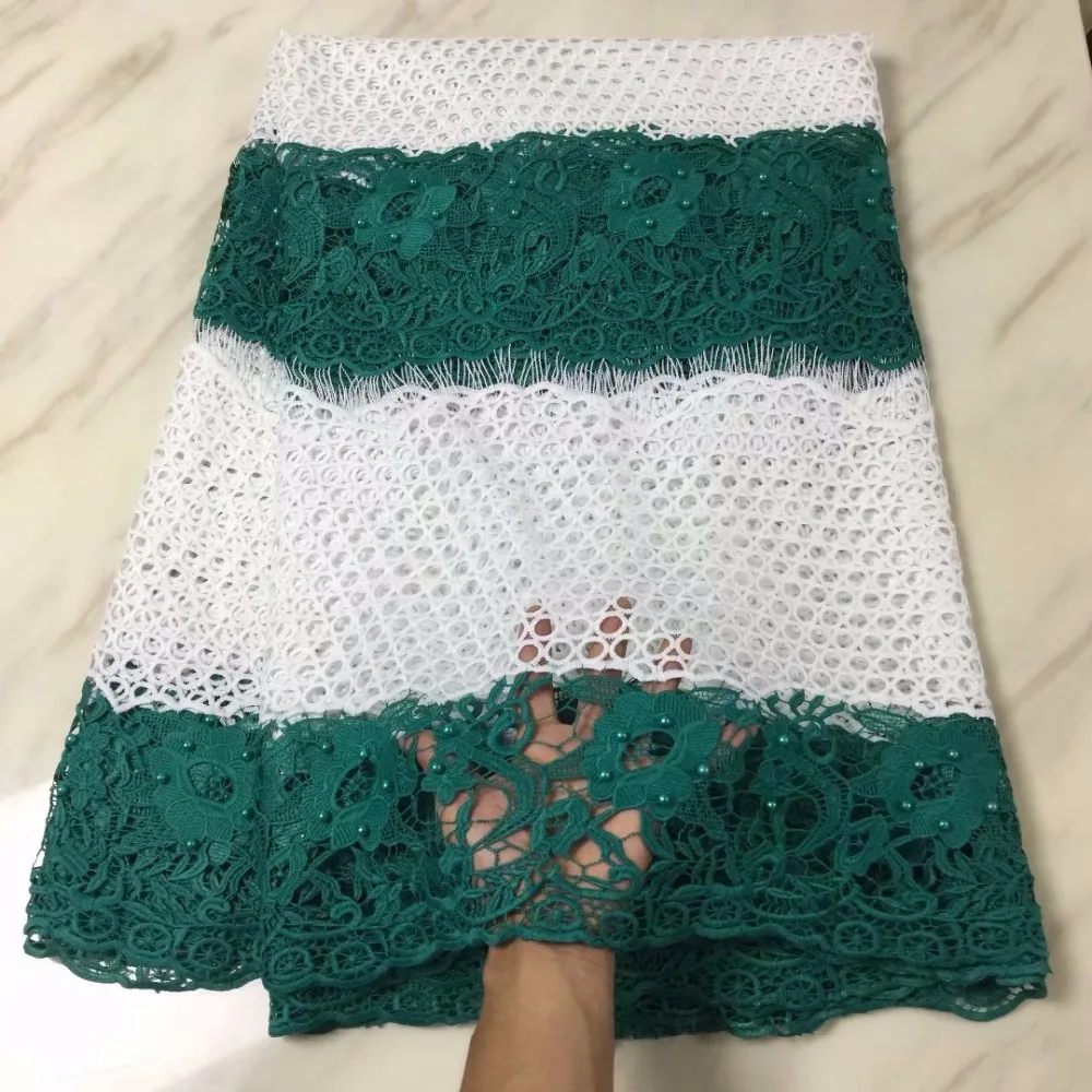 

High quality african Guipure cord lace fabric nice nigerian.African net stones lace fabric for party P815-28