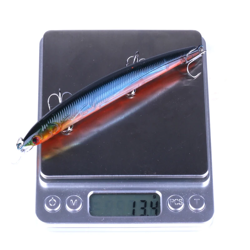 1 шт. Minnow Бас Щука жесткая Рыболовная Приманка Высокое качество наживка приманка