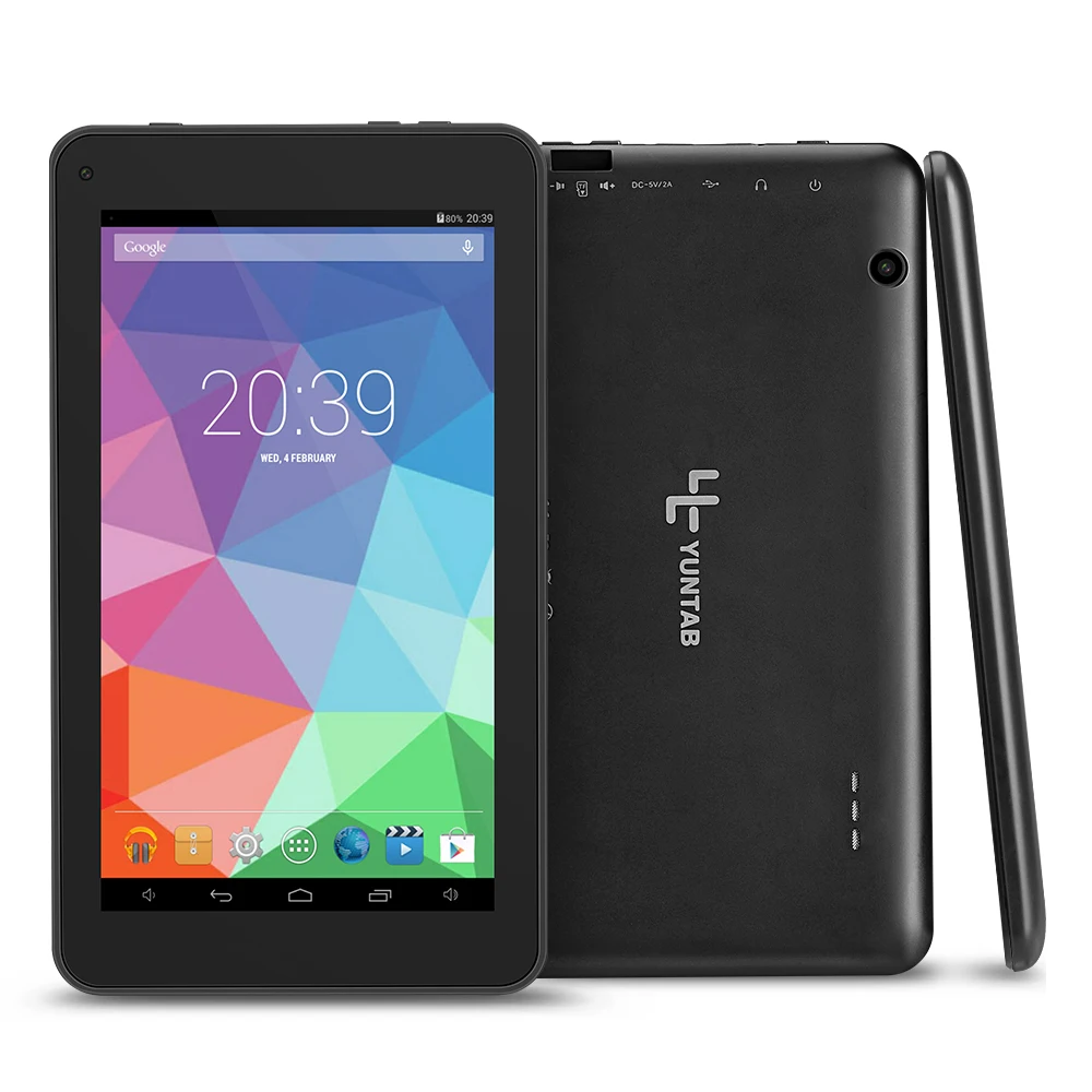Yuntab T7 планшетный компьютер 7 дюймов Android 4 планшет с сенсорным экраном 1024x600 ядра 1 5