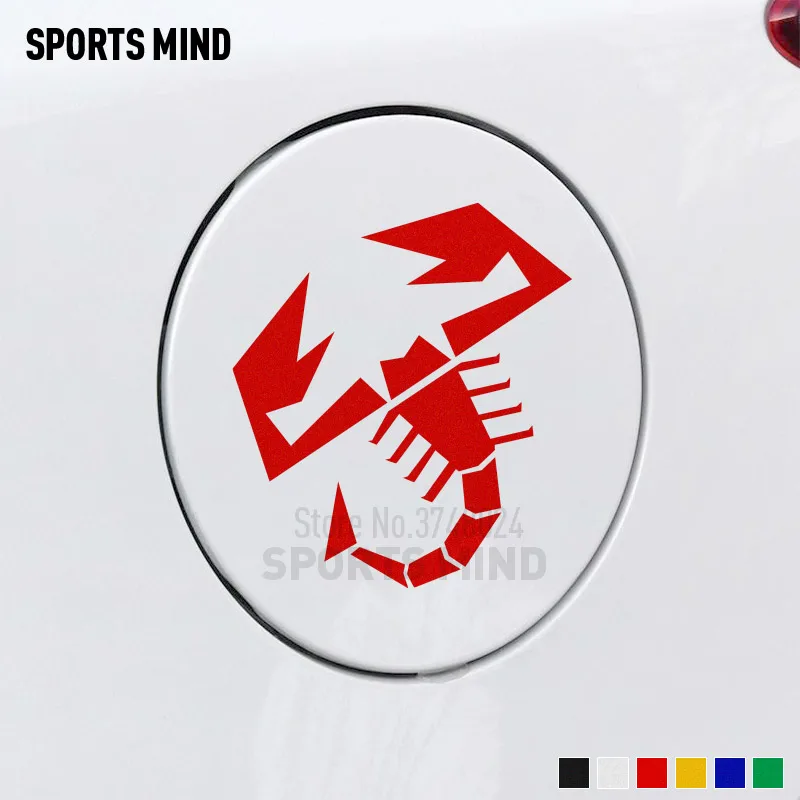 5 шт. наклейки на автомобиль Fiat 500 Grande Punto Bravo Doblo Panda Linea Palio Abarth|car stickers decals|scorpion car