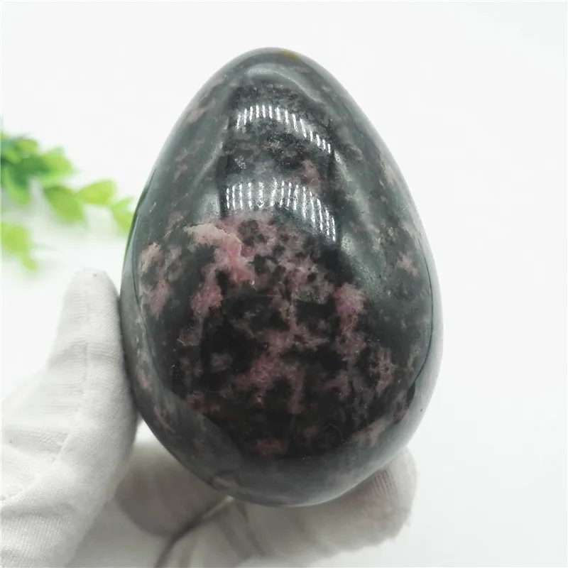 

Rare Natural Red Black Tourmaline Quartz Crystal Sphere Egg Healing Mineral Specimen Energy Reiki Collection