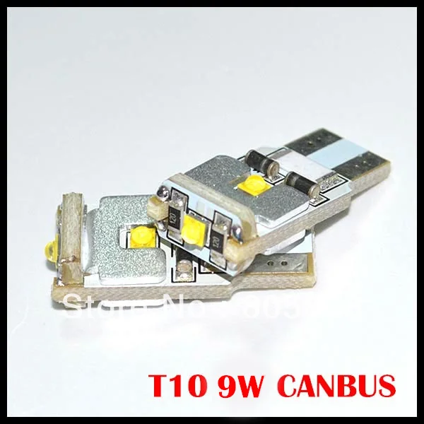 Бесплатная доставка автомобильная светодиодная CAN шина T10 W5W 9w чипы cree сигнальная