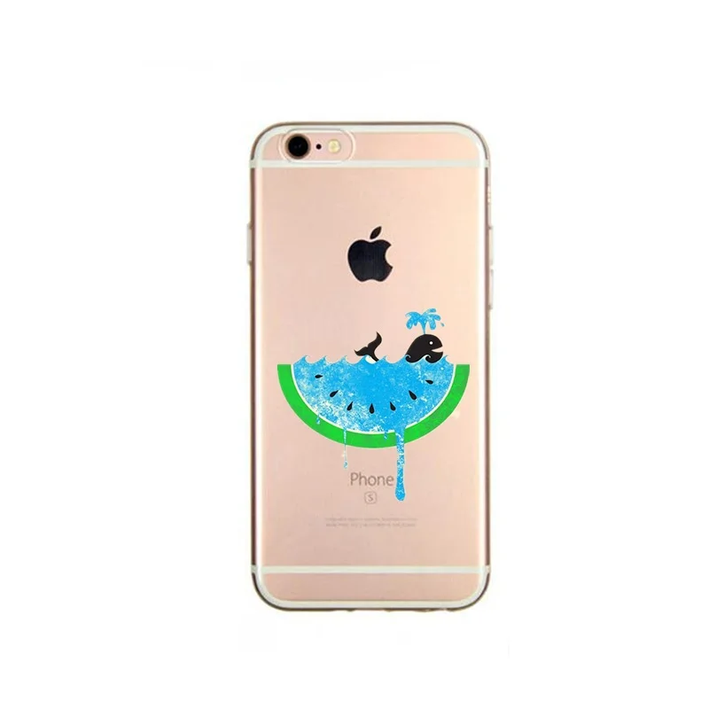 Case For iphone 6 6S 7 8 Plus Coque Transparent Animal Soft TPU French Bulldog Cover 5 5S SE X Accessories |