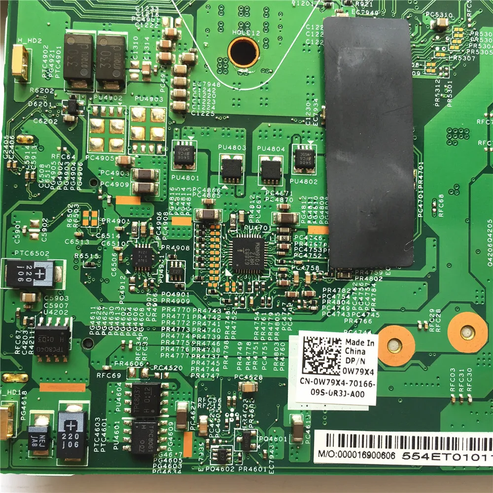 Материнская плата W79X4 для ноутбука Dell Vostro series 3500 материнская GT310M DDR3 CN 0W79X4