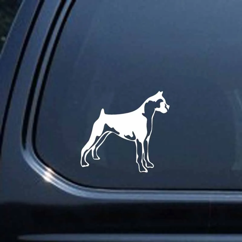 YJZT 13CM*11.9CM Waterproof Vinyl Shepherd Dog Car Sticker Black/Silver C2-3134 | Автомобили и мотоциклы