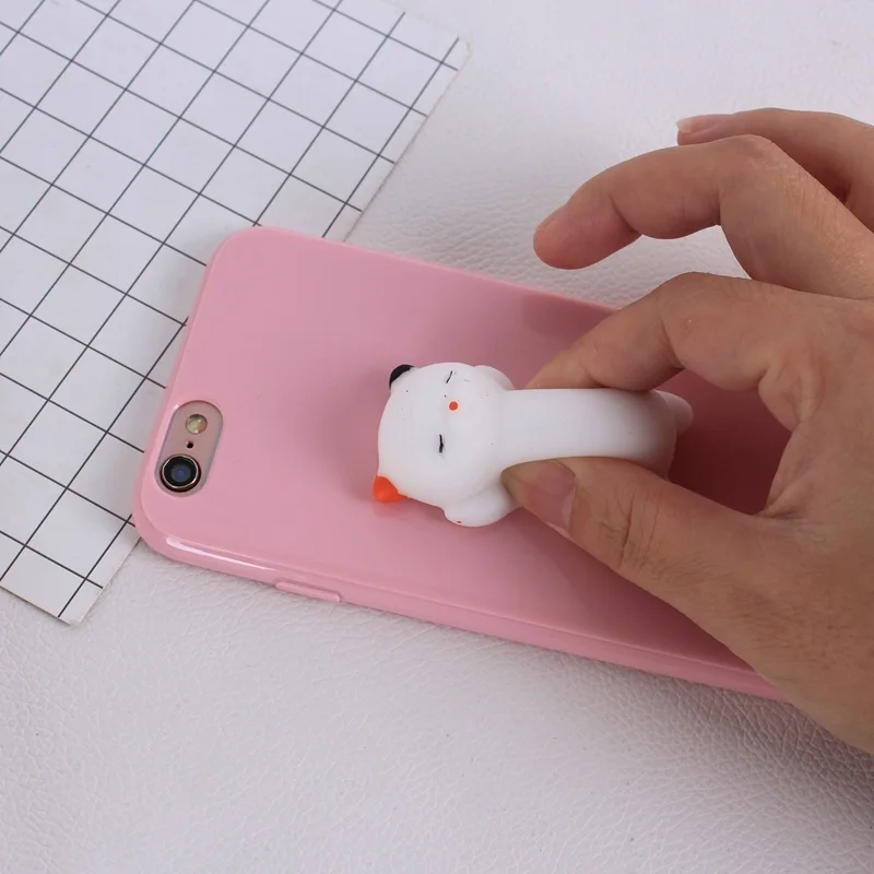 Мягкий силиконовый чехол с объемным рисунком панды и морского льва для Iphone 7 Couque