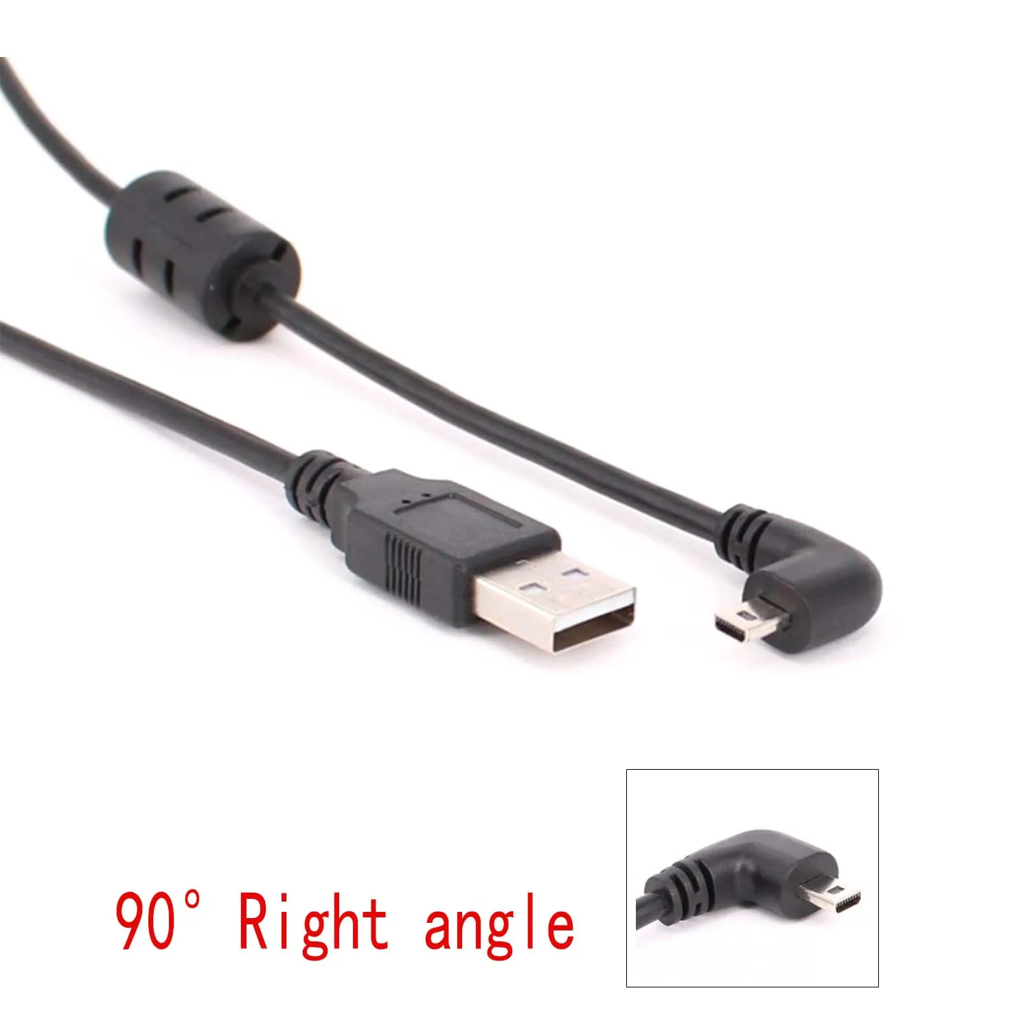 Фото Usb-кабель с углом 90 градусов для синхронизации данных для Vivitar ViviCam 3000 4345 4385 5385 6300 S №3
