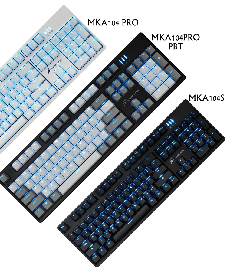 FL ESPORTS MKA104S/MKA104 Pro магический Кристальный USB Проводная Подсветка Механическая