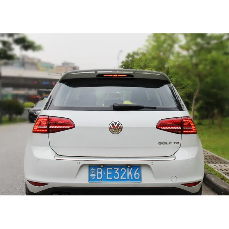 Для MK7 Golf 7 Rline Спойлер ABS Материал заднее крыло автомобиля праймер цвет VW задний
