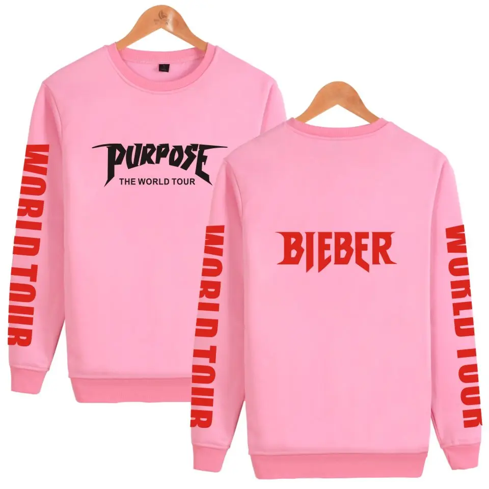 Justin Bieber 2017 New Style With Capless hoodies Men/Women Kpop Sweatshirt Fashion for winter and autummn 4XL Plus Size | Мужская
