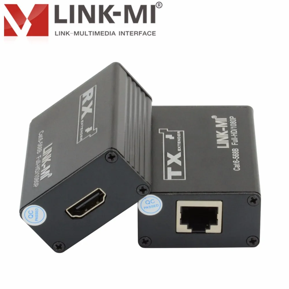 LINK M HE30B 30m HDMI удлинитель 1080P более CAT6 RJ45 Ethernet Plug and play видеорегистратор|cable for tv|cable