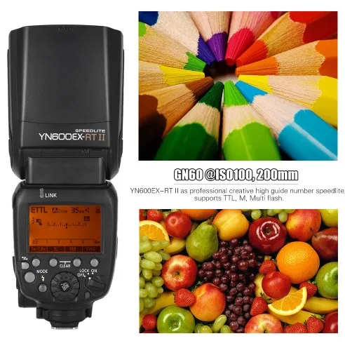 YONGNUO YN600EX-RT II Авто ttl HSS Вспышка Speedlite + YN-E3-RT внезапный контроллер для Canon 5D3 5D2 7D Mark 6D