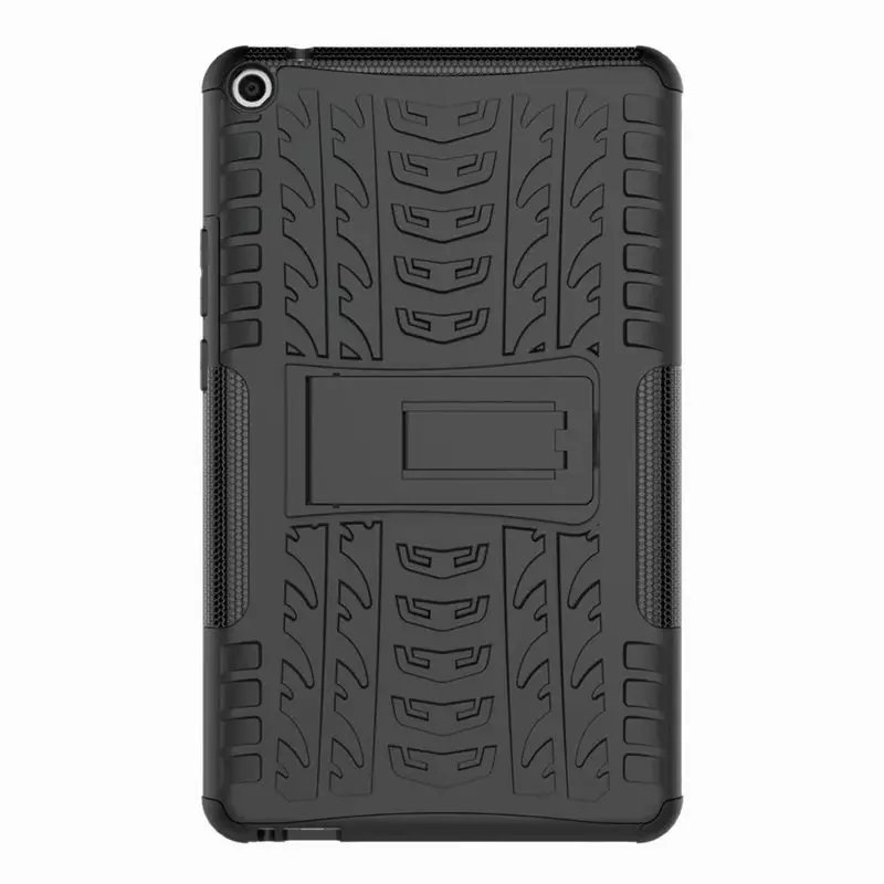 Black Чехол для huawei Mediapad T3, 8 дюймов, KOB-L09, KOB-W09, Honor Play Pad, 2, 8 дюймов, чехол, сверхпрочный, 2 в 1, гибридный, ТПУ, силиконовый, ПК, чехол - Цвет: Black