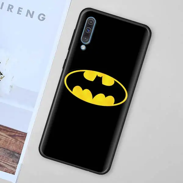 001 Комикса Мстители, Супермен, Бэтмен черный мягкий чехол для samsung Galaxy A50 A70 A40 A10 A20 A30 A60 M10 M20 M30 силиконовый чехол Крышка - Цвет: 001