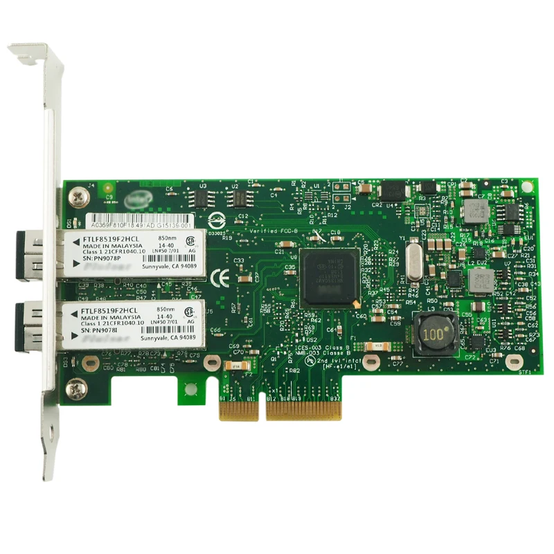 Чипсет I350 двухпортовый гигабитный адаптер для оптоволоконного сервера PCI Express NIC
