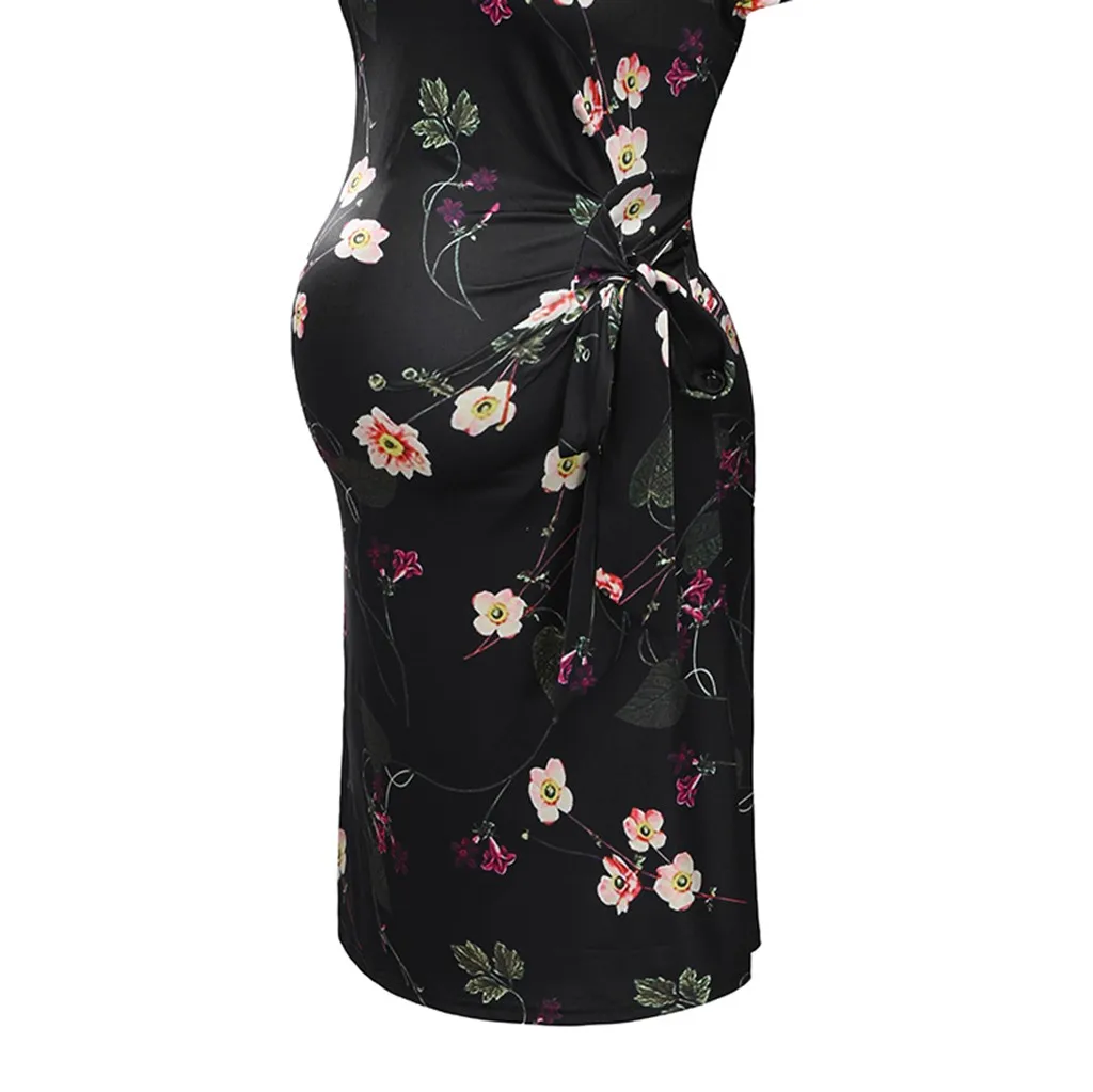 

2019 Pregnant Women Floral Long Maxi Dresses Maternity Gown Photography Photo Shoot Clothes Pregnancy Summer Beach Sundress