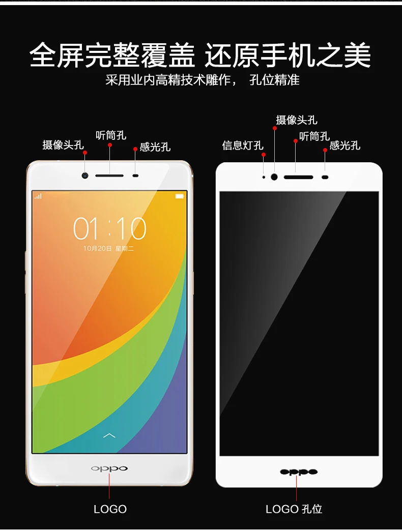 Защитная пленка для экрана OPPO A59 A71 2018 закаленное стекло A73 A77 A79 A83 | Мобильные