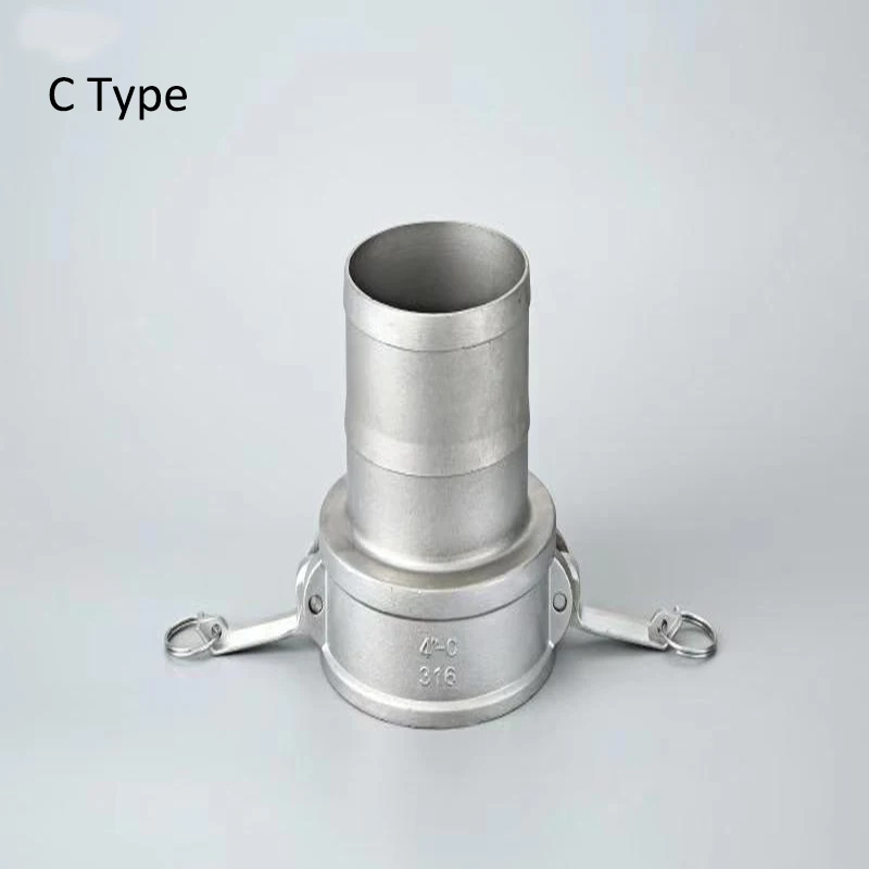 

4 "type C Быстроразъемное соединение камлок с хвостовиком для ходовой части фитинг 304 stipanless стальной адаптер для домашней заварки