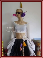transparent thin belly dance top cp007