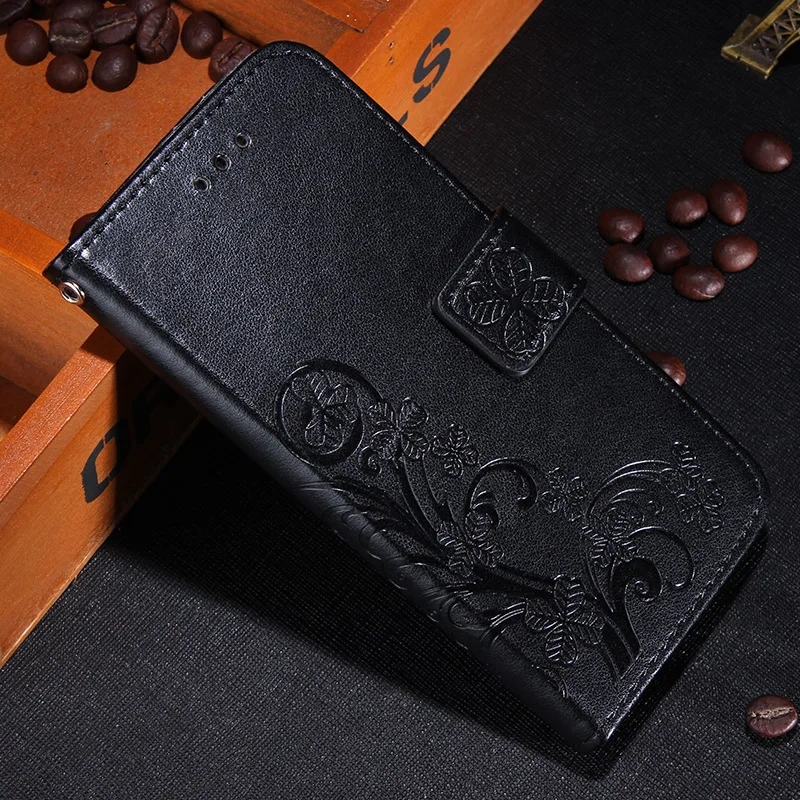 Embossed Pattern PU Leather Case For Asus Zenfone 3 Zoom ZE553KL Flip Laser ZC551KL Stand Cover +Lanyard | Мобильные телефоны и