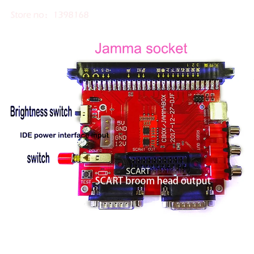 CBOX Джамма в дБ 15PIN IDE Joypad конверсионная плата конвертер SCART выход для игрового