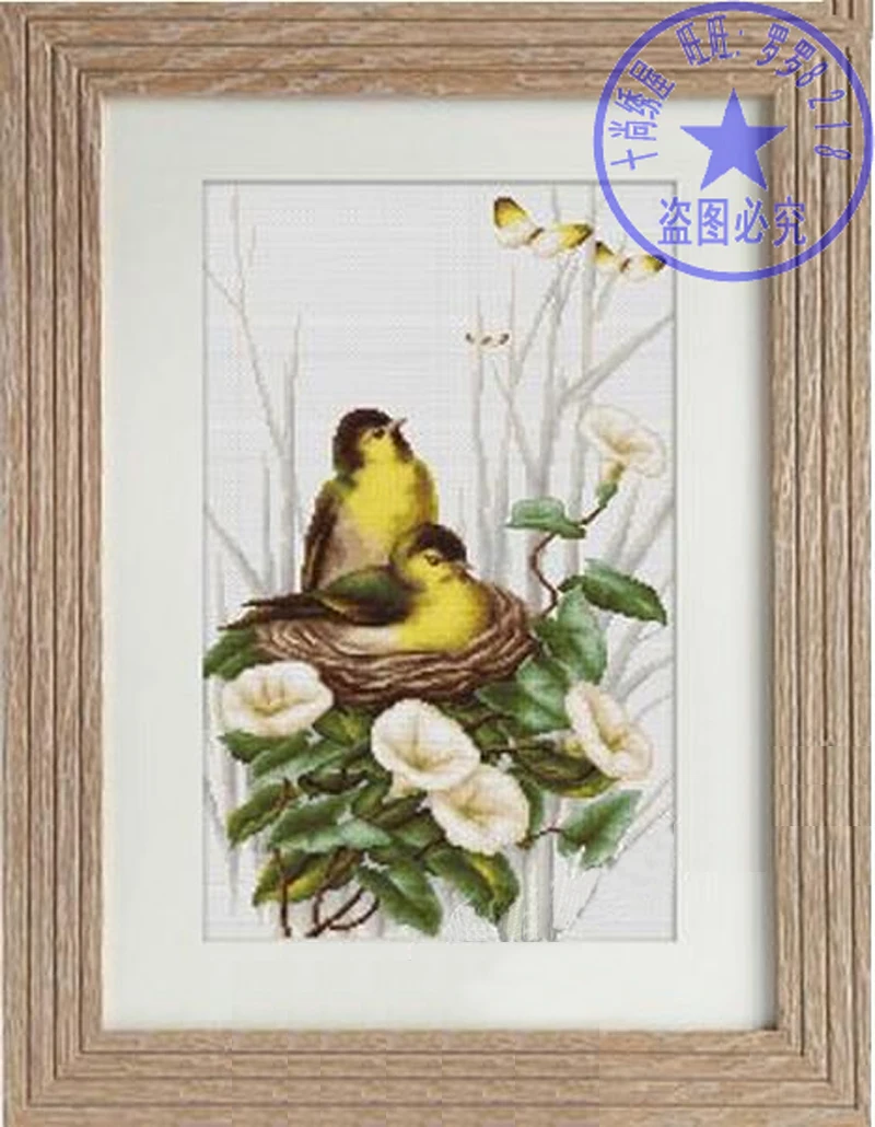 

Рукоделие, вышивка крестиком, наборы для вышивки, наборы для вышивки, 11CT, 14CT, 16CT, 18CT, две птицы