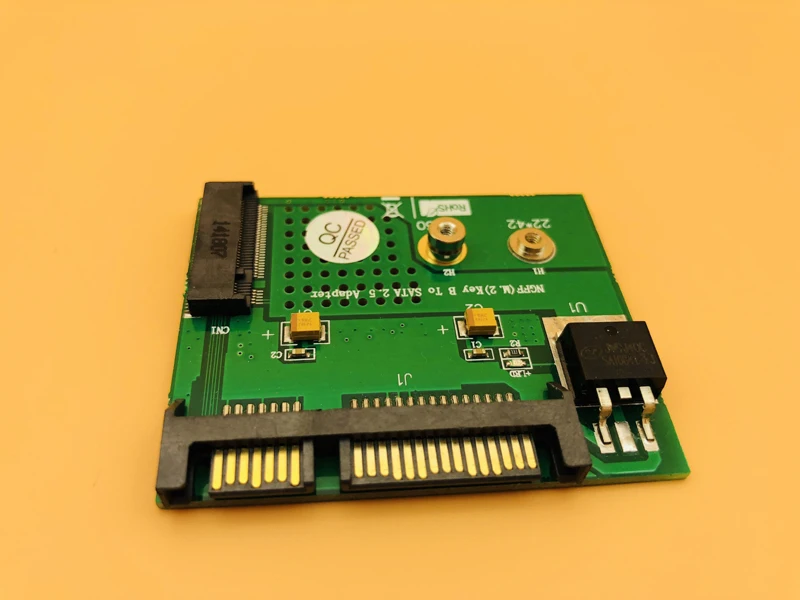 Низкий профиль половинная высота M.2 NGFF Mini PCI-E 2 полоса SSD до 5 &quotSATA 22pin HDD жесткий
