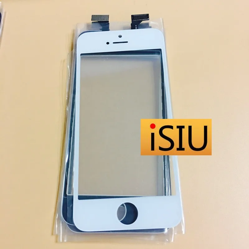 Для iPhone 5S 5 4S 4 сенсорный экран ЖК-дисплей Переднее стекло дигитайзер телефон Замена сенсорный экран