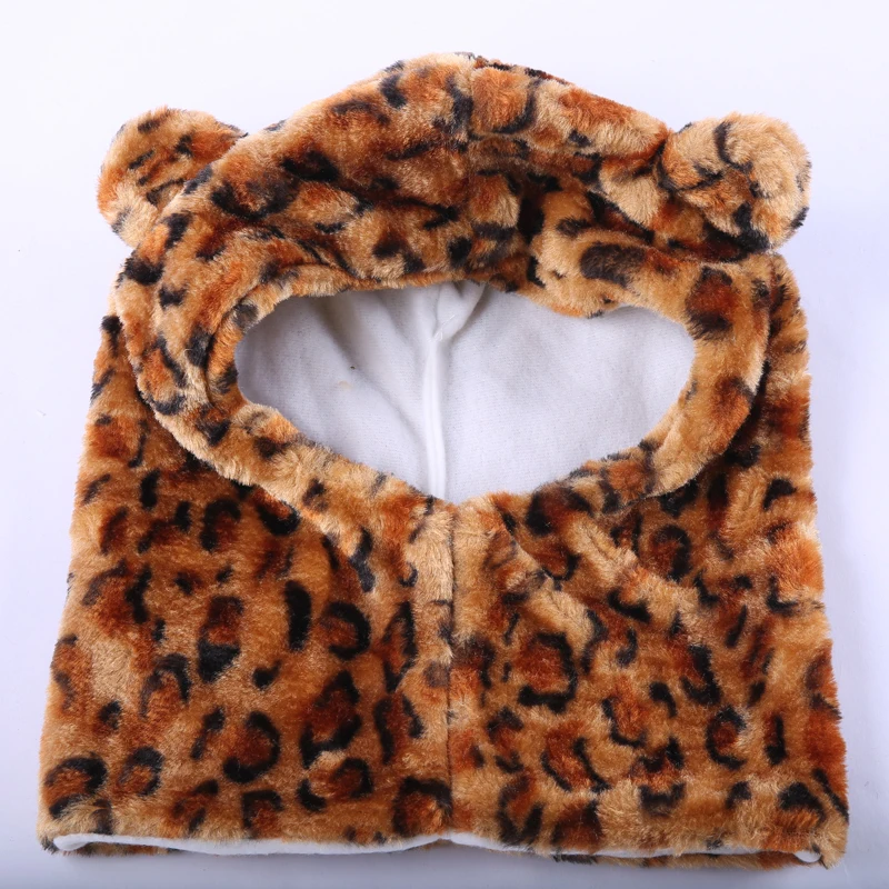 Лидер продаж мультфильм тигр Новинка зимы детская флисовая шапка зимняя для