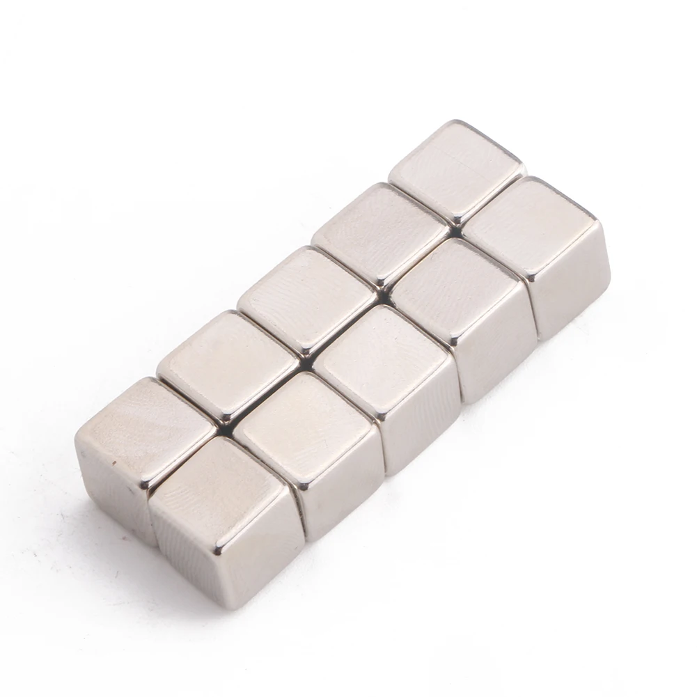 10x Neodymium Block Square Magnet10x10x10mm N52 Big Strong Rare Earth Magnets