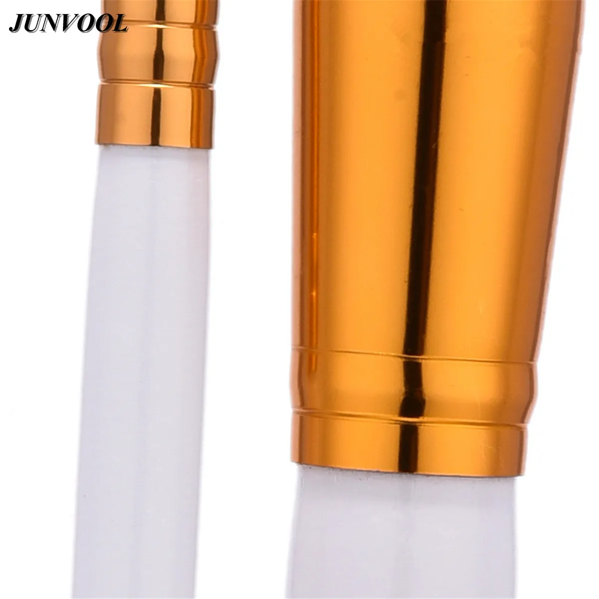 

2PCS/set Makeup Brushes Powder Foundation Eyebrow Facial pincel maquiagem Cosmetics Tools Professional Make Up Brush White Gold