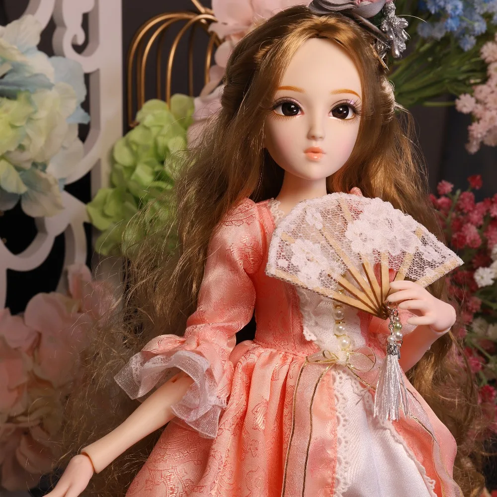 DQ bjd 45 см дневник королева 1/4 Кукла Одежда Обувь головной убор трубки соединение