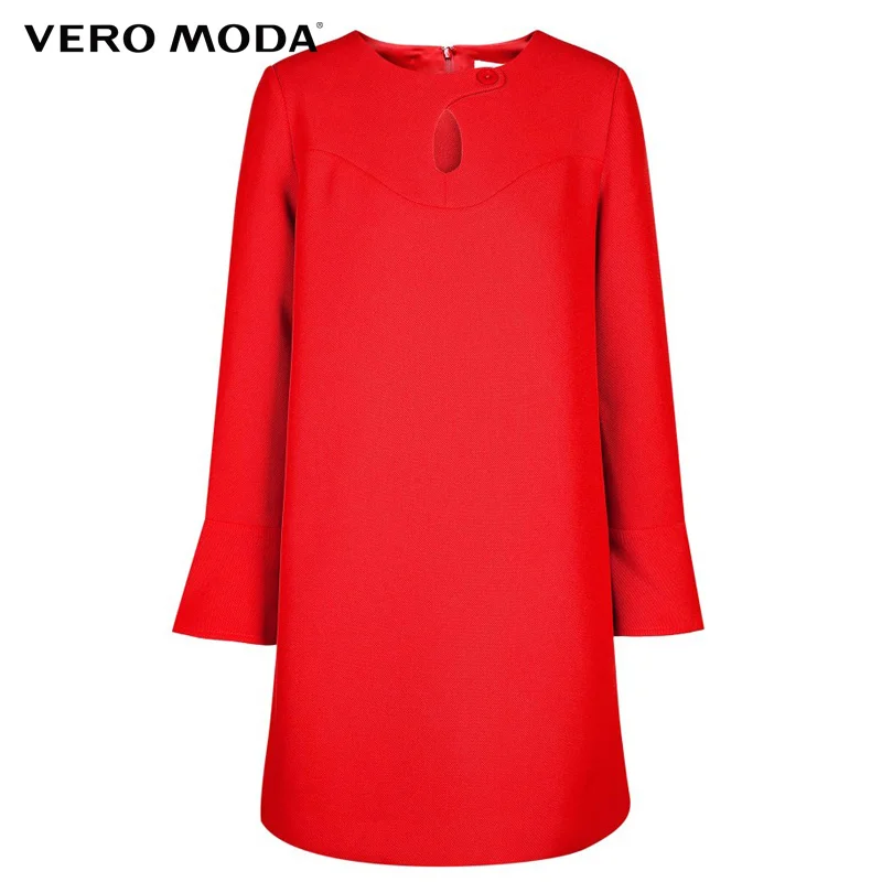 Vero Moda 2018 Новинка Женское Платье с Рукавами Длинными Пуловер Женский Женские