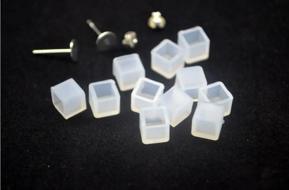 1 пара маленькие бусины для сережек силиконовая форма из смолы ручной работы