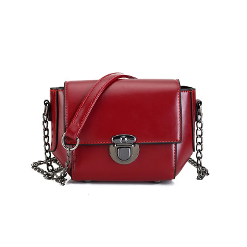 Женская винтажная сумка-мессенджер кожаная повседневная сумка через плечо с