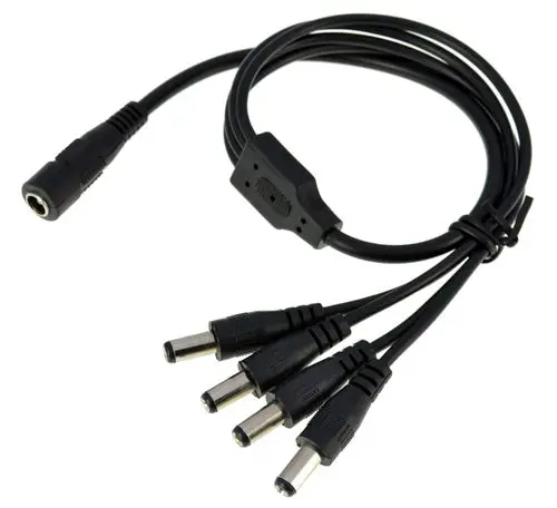 Бесплатная доставка 4-сторонний разветвитель источника питания постоянного тока