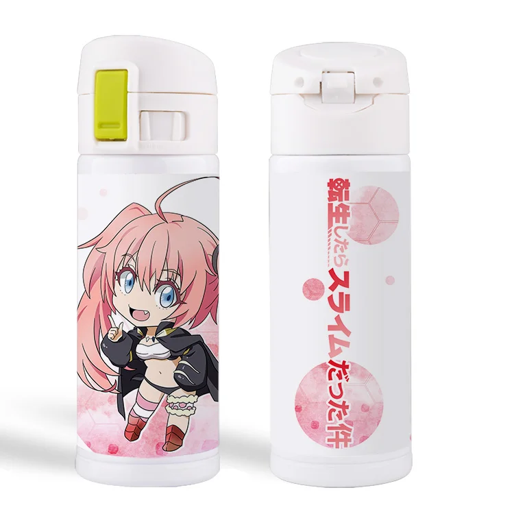Аниме Tensei Shitara Suraimu Datta Ken Rimuru Tempest Milim Nava чашка для питьевой воды вакуумная термос 350