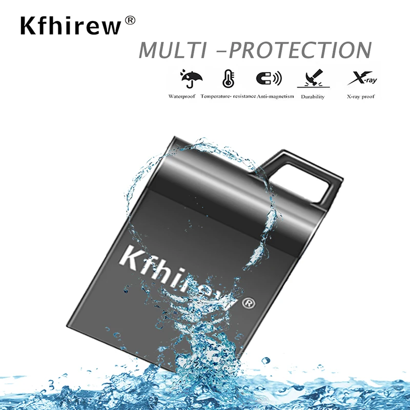 Мини металлический Usb флэш-накопитель 4 ГБ 8 16 usb-флешка 64 Гб 128 с кольцом для ключей