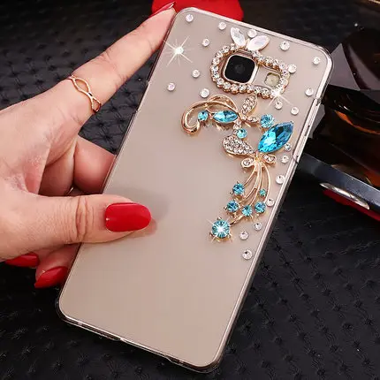 Роскошные 3D diamond чехол для Samsung Galaxy S2 S3 S4 S5 мини A3 A5 A7 S6 S7 S8 S9 плюс J1 J2 J3 J5 J7 2016 2017