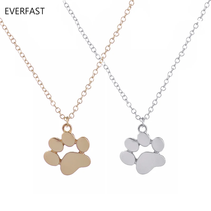 

Ожерелье с кулоном в виде кошачьей лапы, 10 шт./лот