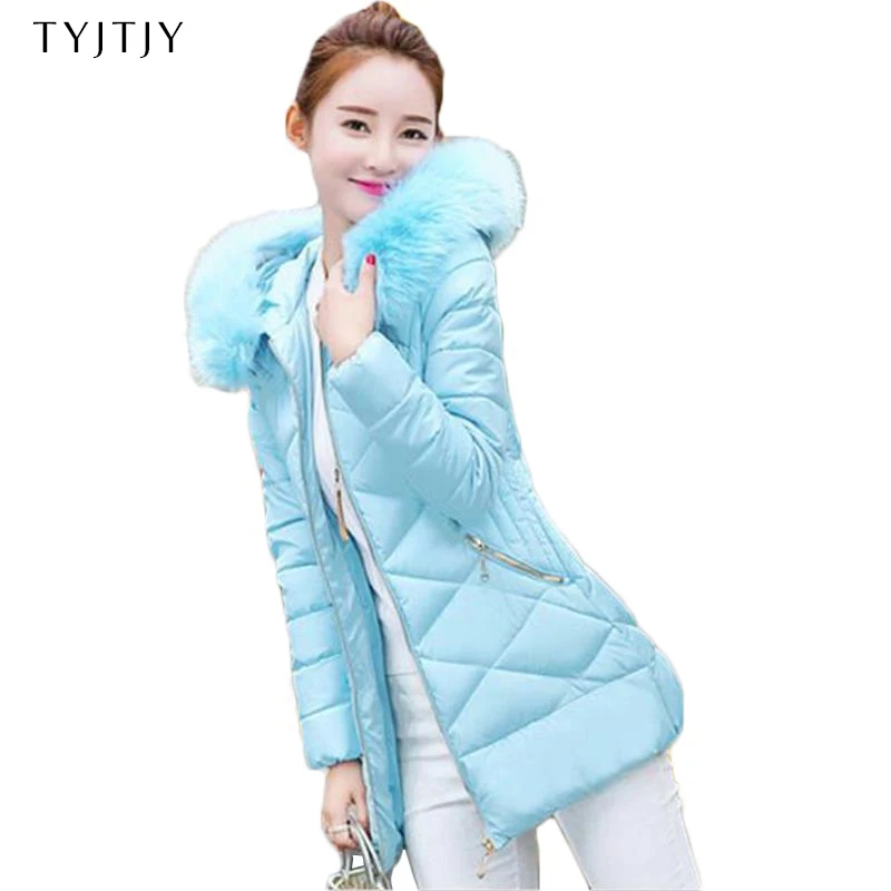 Женская зимняя куртка с меховым воротником теплая капюшоном 2019|parka coat|winter coat